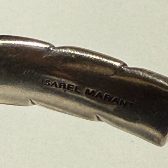 Isabel Marant Sterling Silver Braided Open Cuff Bracelet - Picture 5 of 5